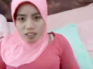 I Cum More than A Inveigler Arab Wife's Hijab