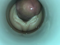 Gorąco Cum cum cam Wtrysk przez człowieka