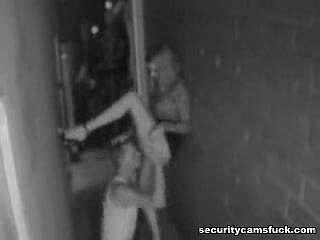 Back Alley Going to bed Filmed Apart from A Security Camera