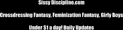You would make a great sissy sex slave